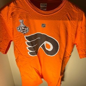 NHL Men’s Flyers Carter 17 Stanley Cup Finals 2010 Jersey Tee Color Orange